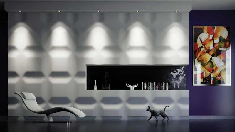 3D Gypsum Wall Art Panels - CHOCOLATE BAR