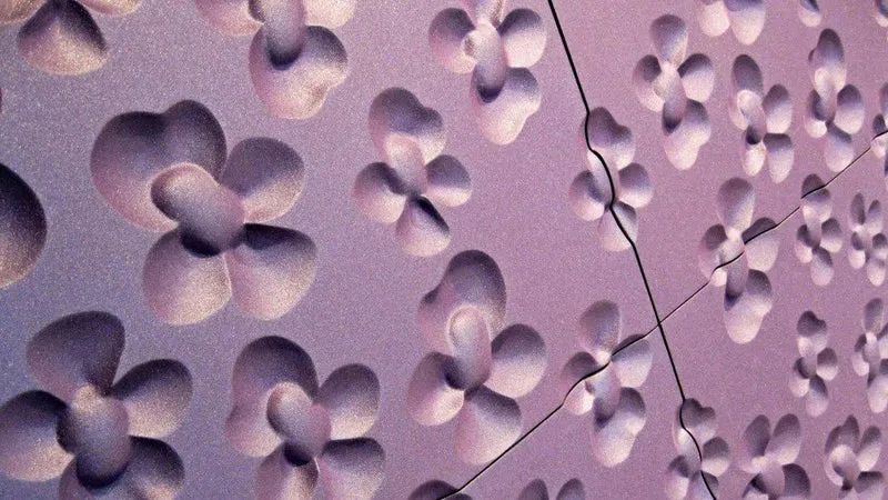 3D Gypsum Wall Art Panels - BLOSSOM