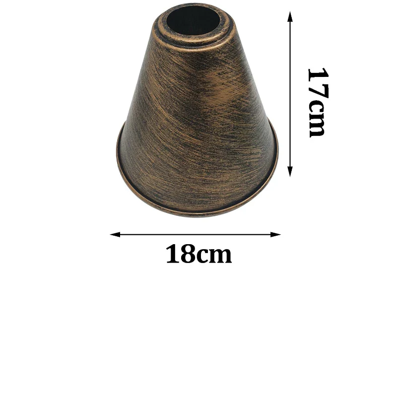 Konischer Metall-Lampenschirm Ø 18cm Industrial LEDSONE ~1235