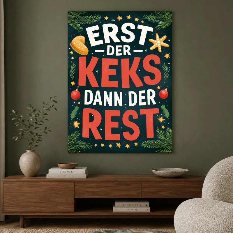 Erst der Keks Poster