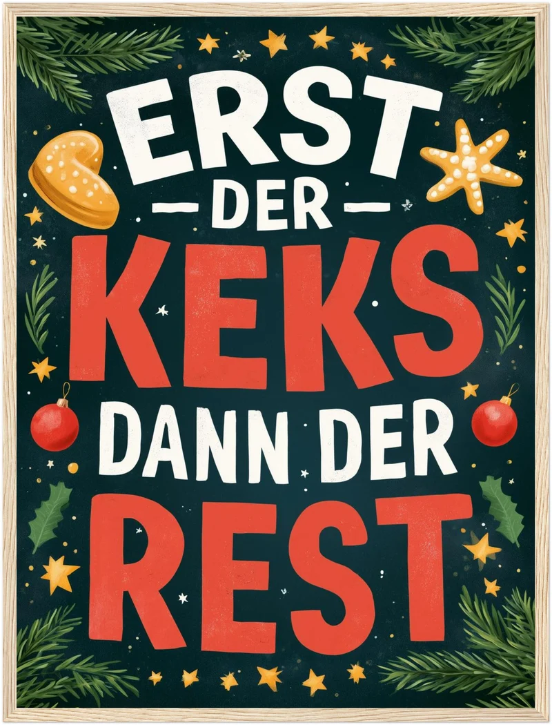 Erst der Keks Poster