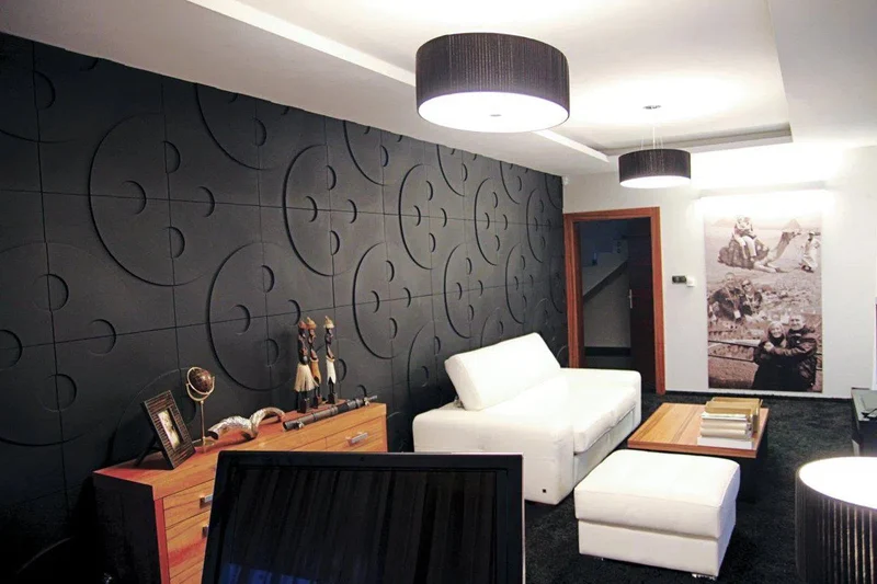 3D Gypsum Wall Art Panels - BUTTONS