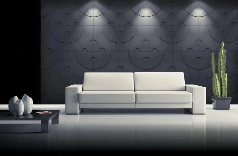 3D Gypsum Wall Art Panels - BUTTONS