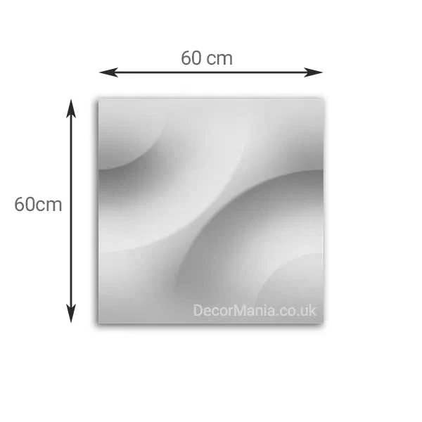3D Gypsum Wall Art Panels - CURVES