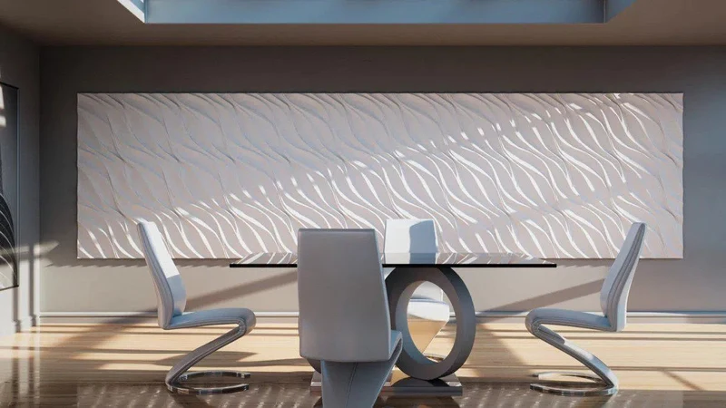 WAVES 3D Gypsum Wall Panels