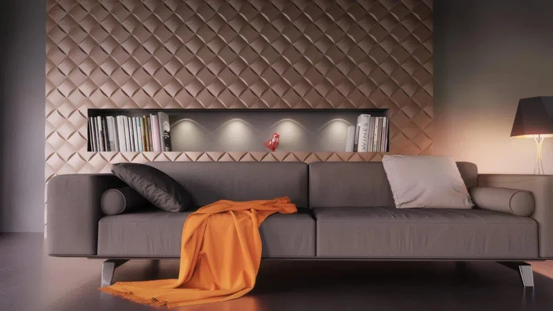WICKER 3D Gypsum Wall Panels