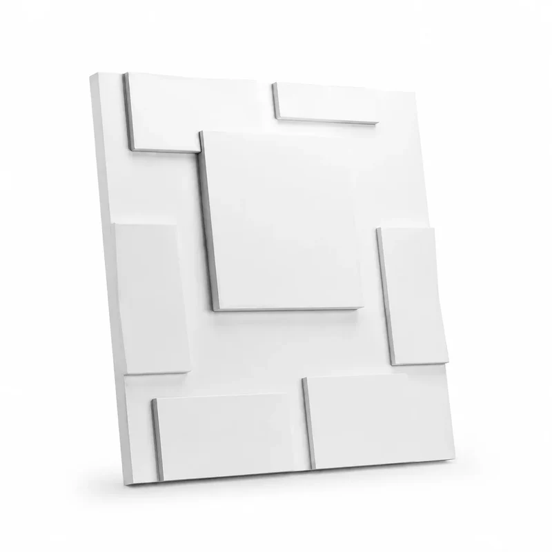 SQUARES 3D Gypsum Wall Panels