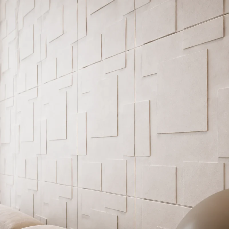 SQUARES 3D Gypsum Wall Panels