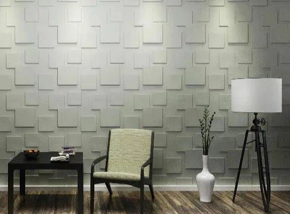 SQUARES 3D Gypsum Wall Panels