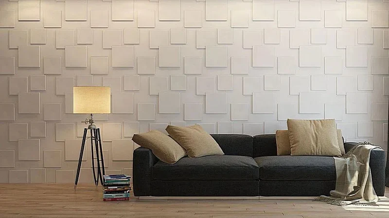 SQUARES 3D Gypsum Wall Panels