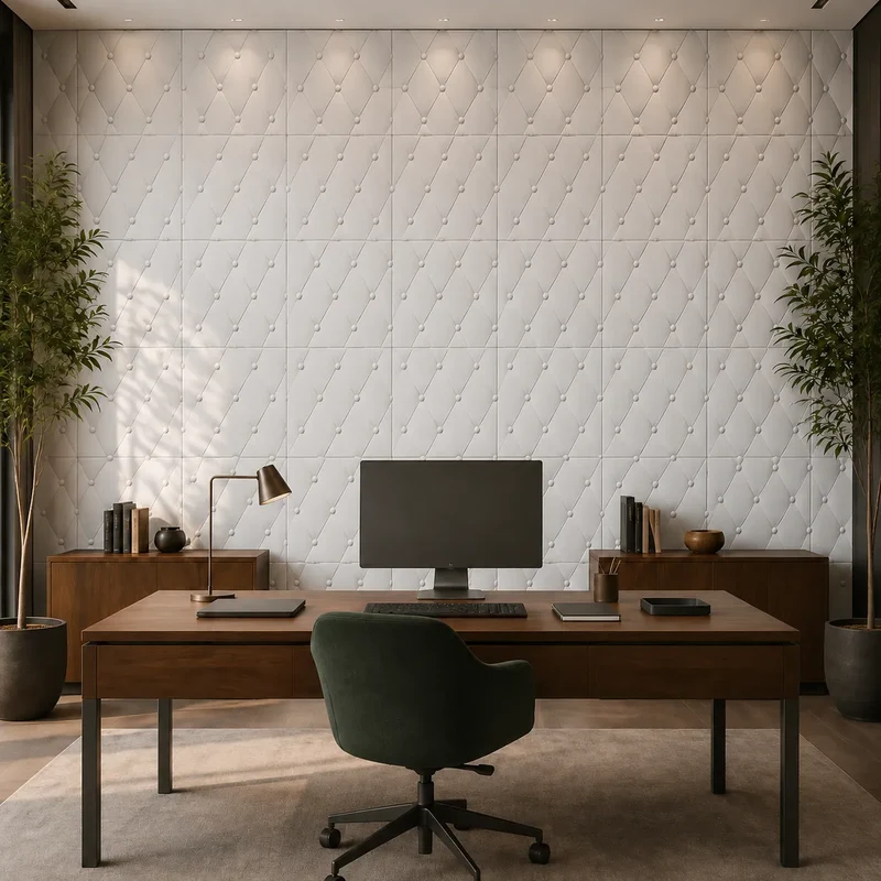 SOFT BUTTONS 3D Gypsum Wall Panels