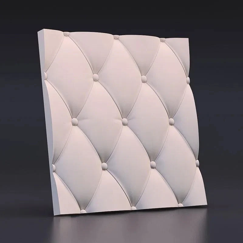 SOFT BUTTONS 3D Gypsum Wall Panels