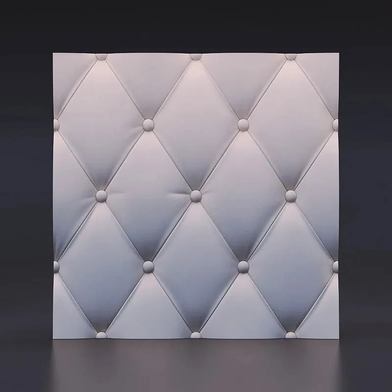 SOFT BUTTONS 3D Gypsum Wall Panels