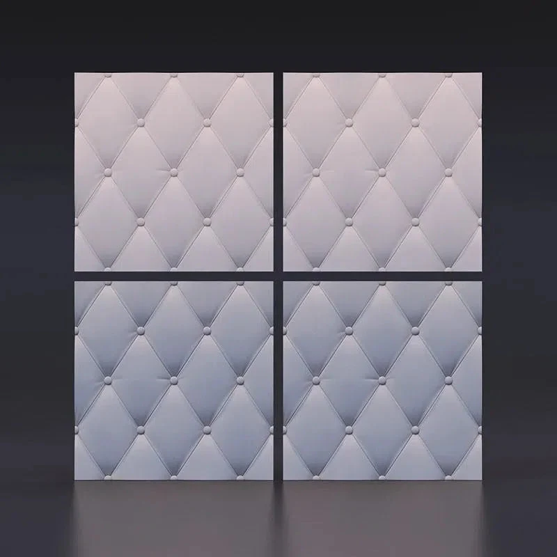 SOFT BUTTONS 3D Gypsum Wall Panels