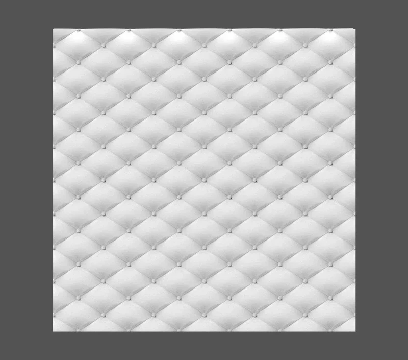 SOFT BUTTONS 3D Gypsum Wall Panels