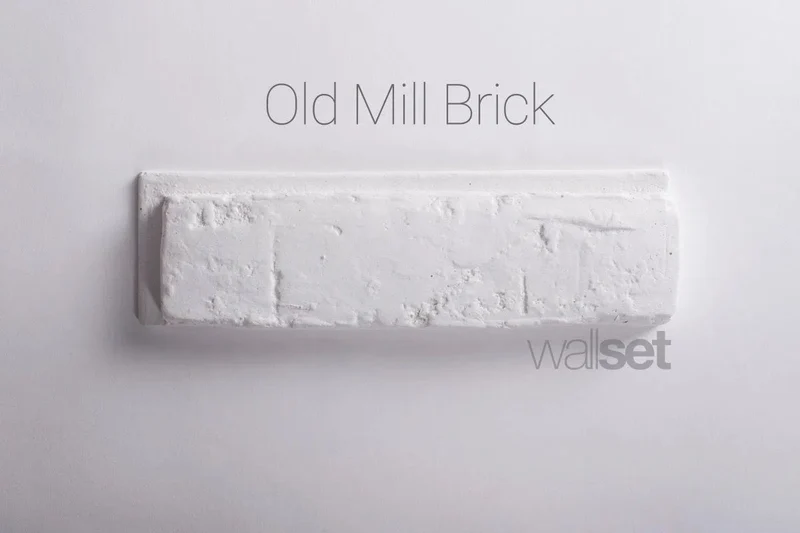 Old Mill - decorative brick decor with grout