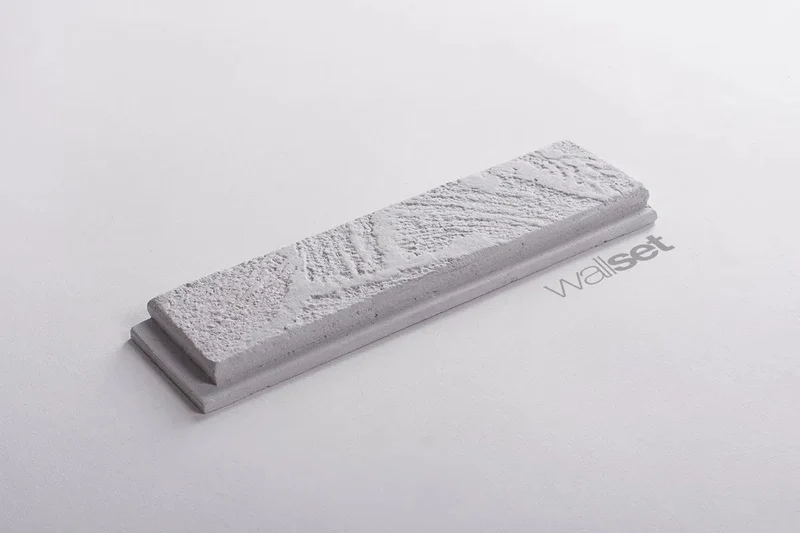 White Chapelle - decorative brick decor with grout