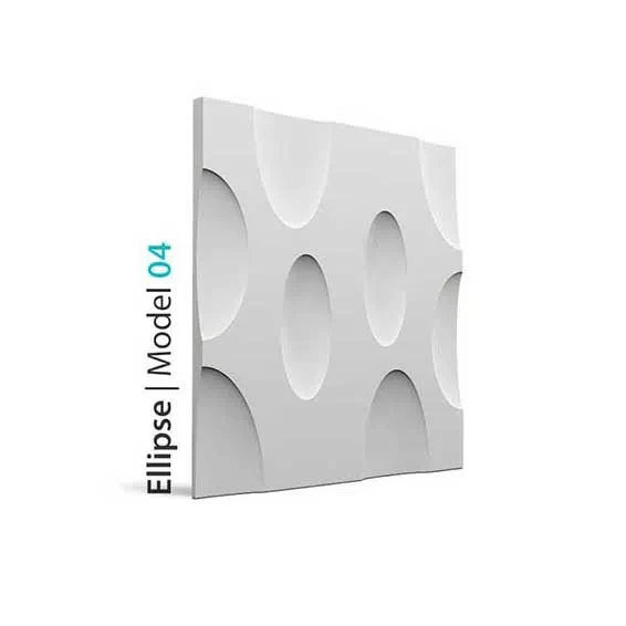 3D Gypsum Wall Art Panels - ELLIPSE