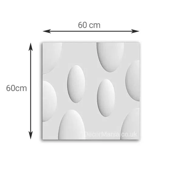 3D Gypsum Wall Art Panels - ELLIPSE