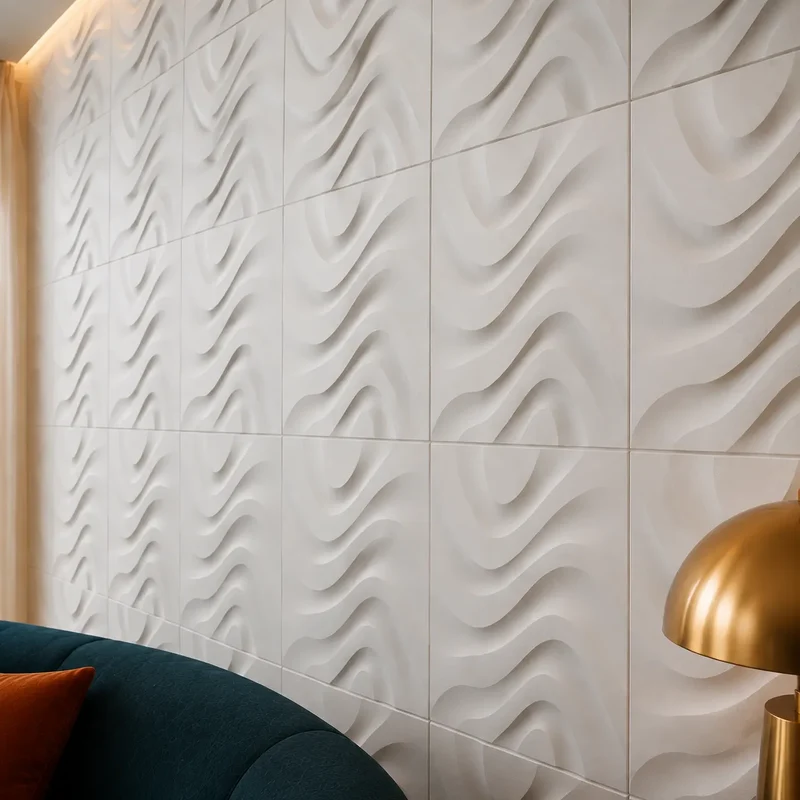 DRY STREAM 3D Gypsum Wall Panels