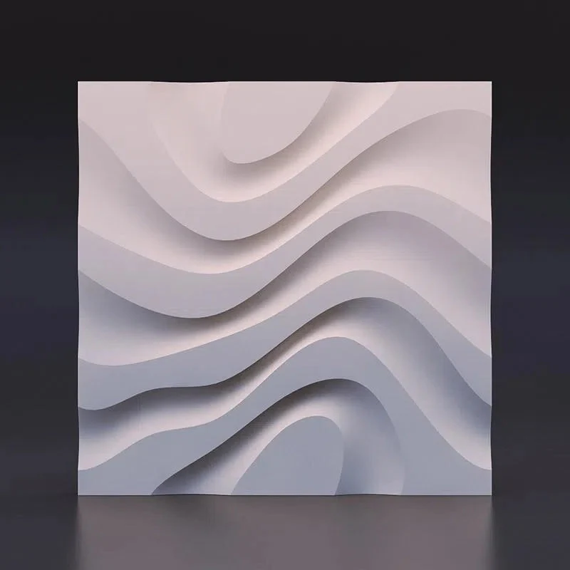 DRY STREAM 3D Gypsum Wall Panels