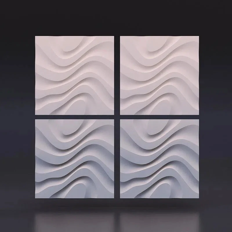 DRY STREAM 3D Gypsum Wall Panels