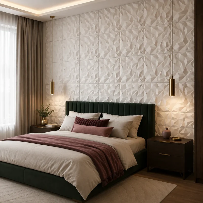 RHINESTONE 3D Gypsum Wall Panels