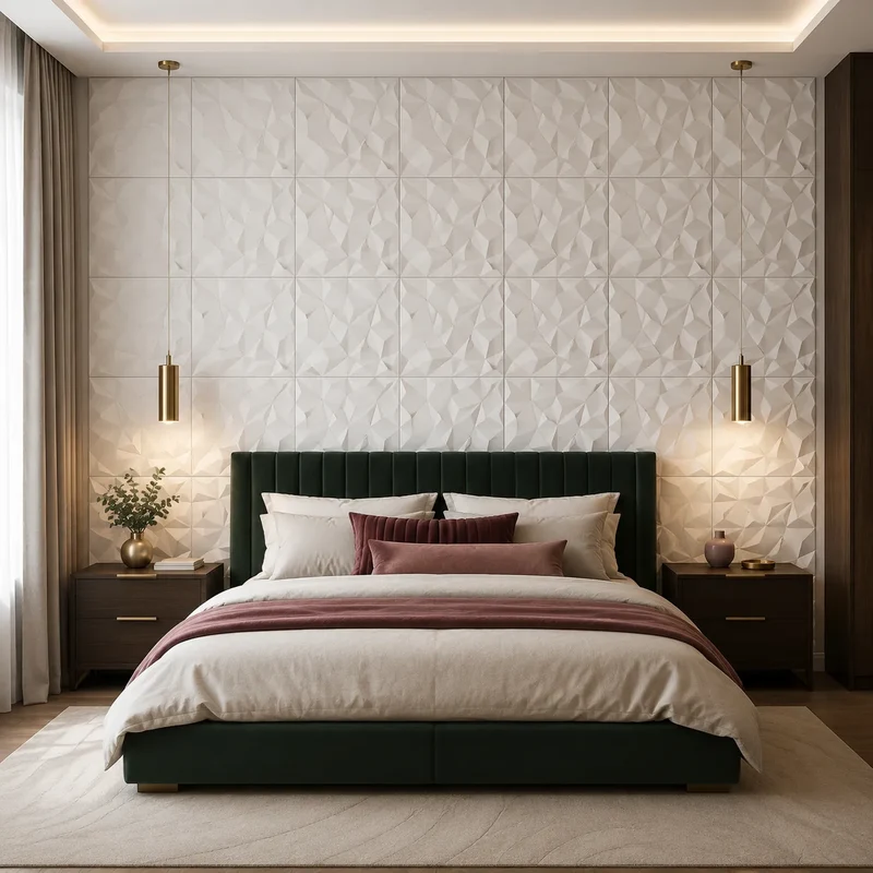 RHINESTONE 3D Gypsum Wall Panels