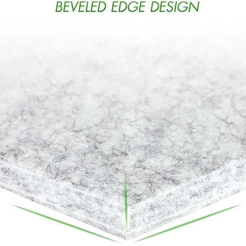 HEXA 3D Felt PET Wall Panels - GREEN 3pcs.