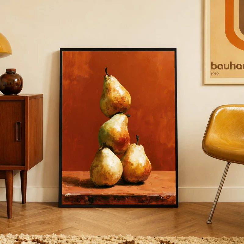 Goldene Birnen im Turm Poster