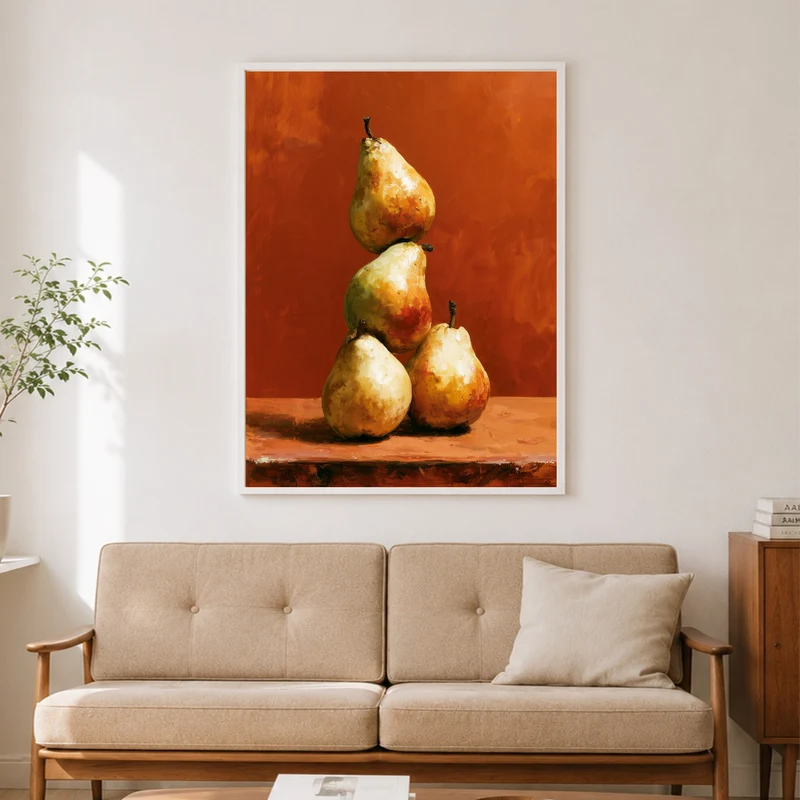 Goldene Birnen im Turm Poster