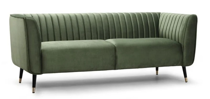 Casa Padrino Luxus Chesterfield Sofa Kenedy 250 x 100 x H. 120 cm - Elegantes Wohnzimmer Sofa mit Echtleder - Chesterfield Wohnzimmer Möbel