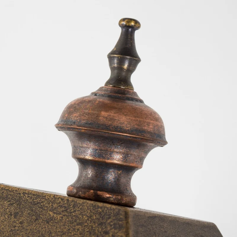 Casa Padrino Jugendstil Außenwandleuchte 21 x 39 x H. 70 cm - Bronze - Nostalgische Wetterfeste Außenleuchte