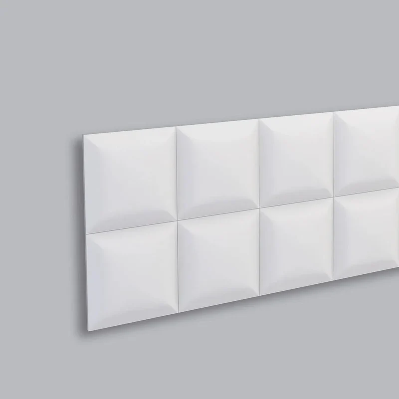 SQUARE 3D Polyurethane Wall Art Panel