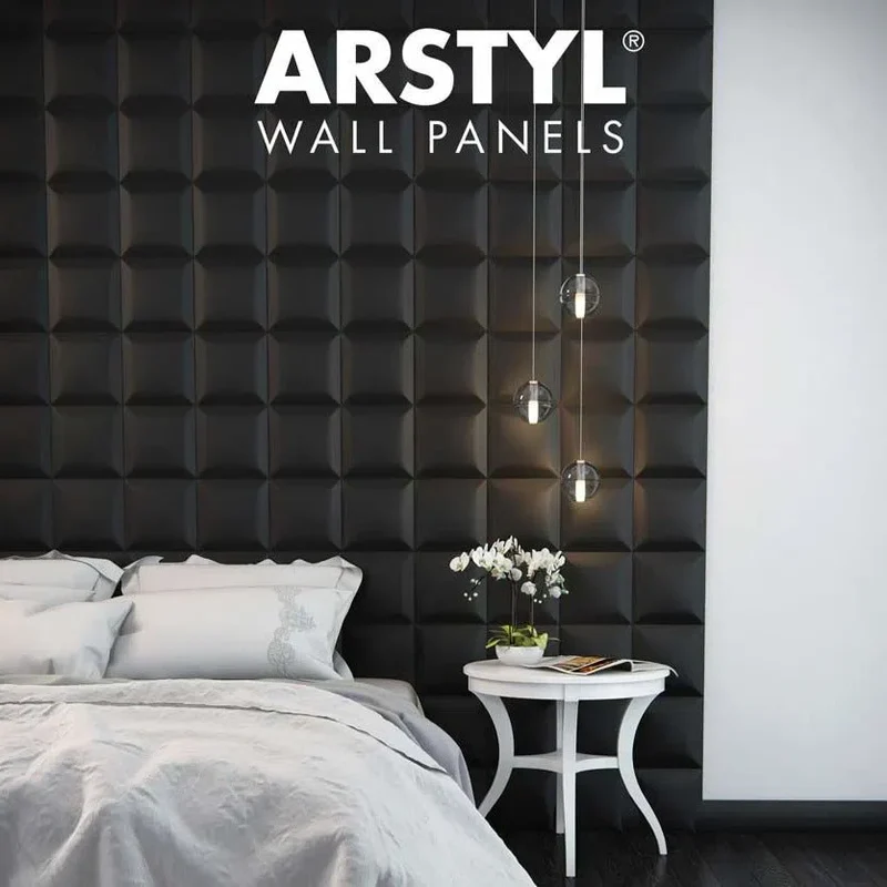 SQUARE 3D Polyurethane Wall Art Panel