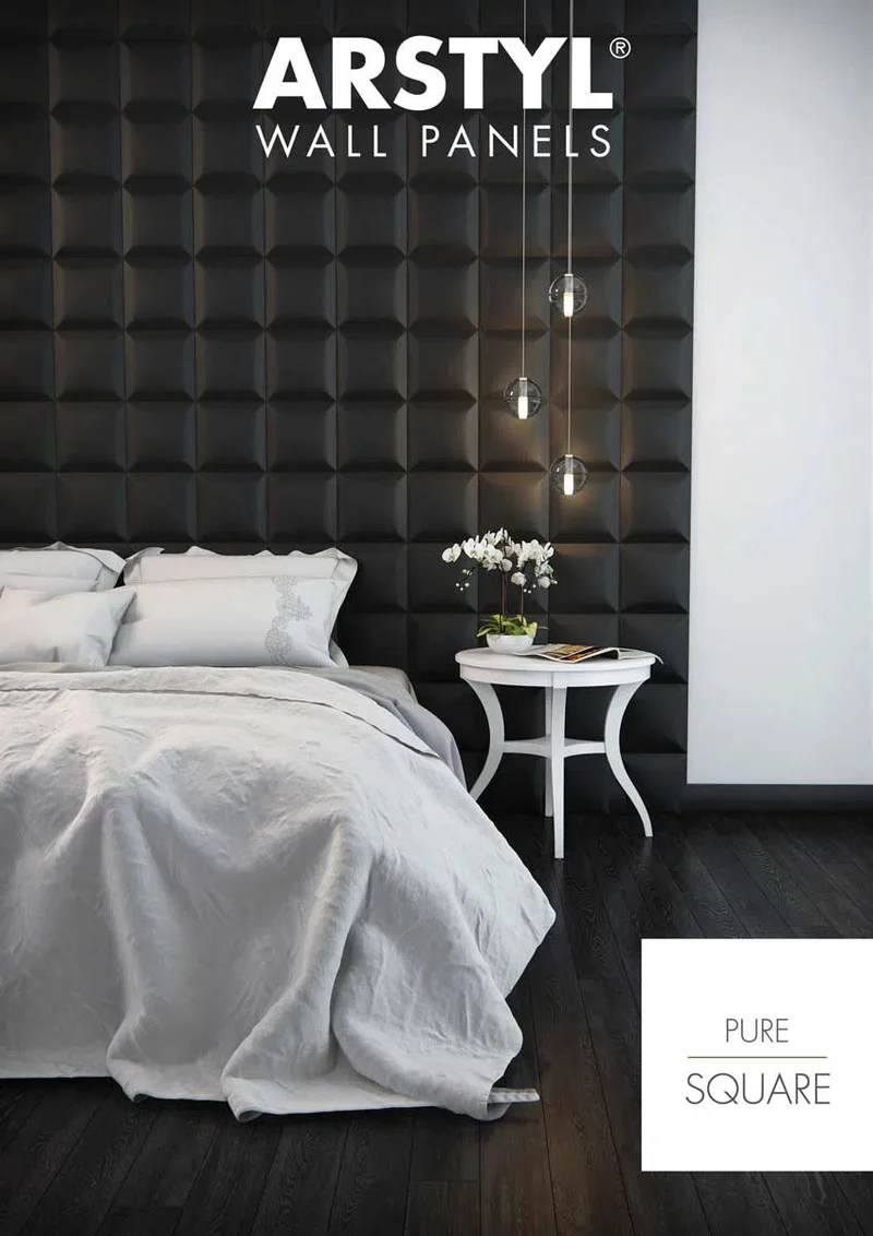 SQUARE 3D Polyurethane Wall Art Panel