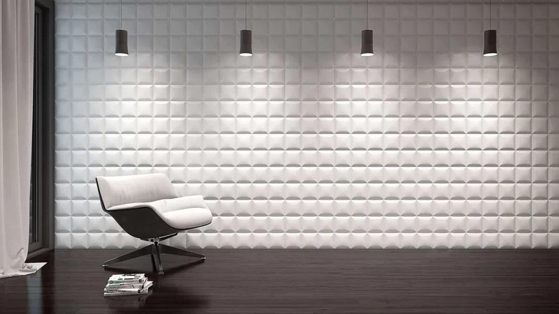 SQUARE 3D Polyurethane Wall Art Panel