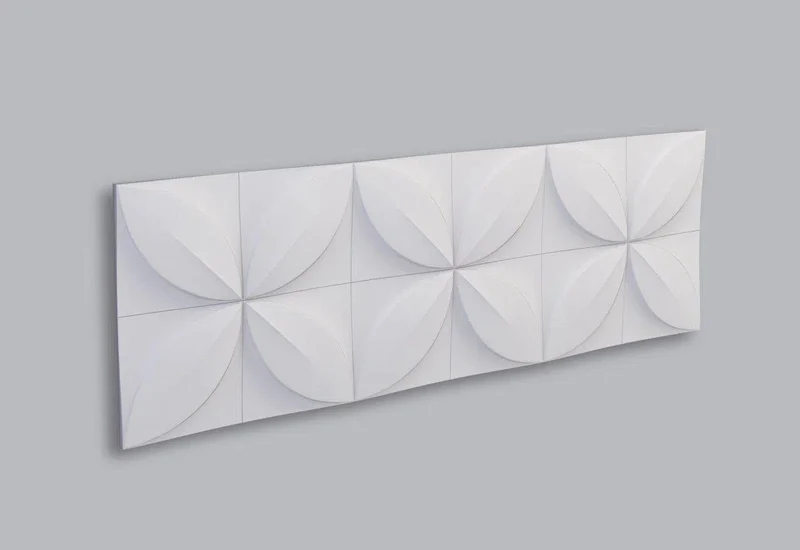 FLOWER 3D Polyurethane Wall Art Panel