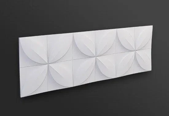 FLOWER 3D Polyurethane Wall Art Panel