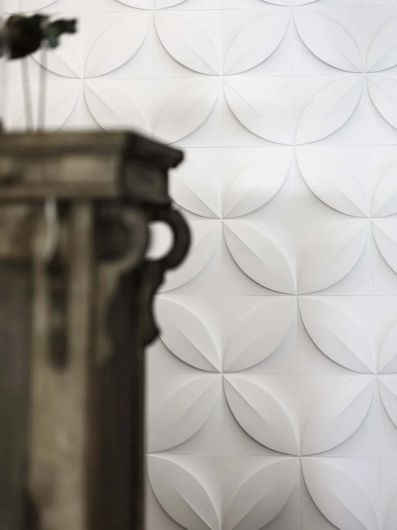 FLOWER 3D Polyurethane Wall Art Panel