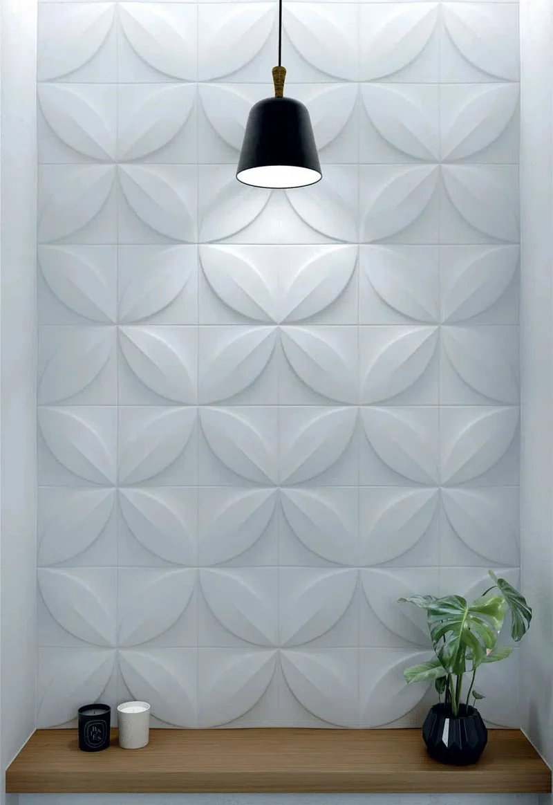 FLOWER 3D Polyurethane Wall Art Panel