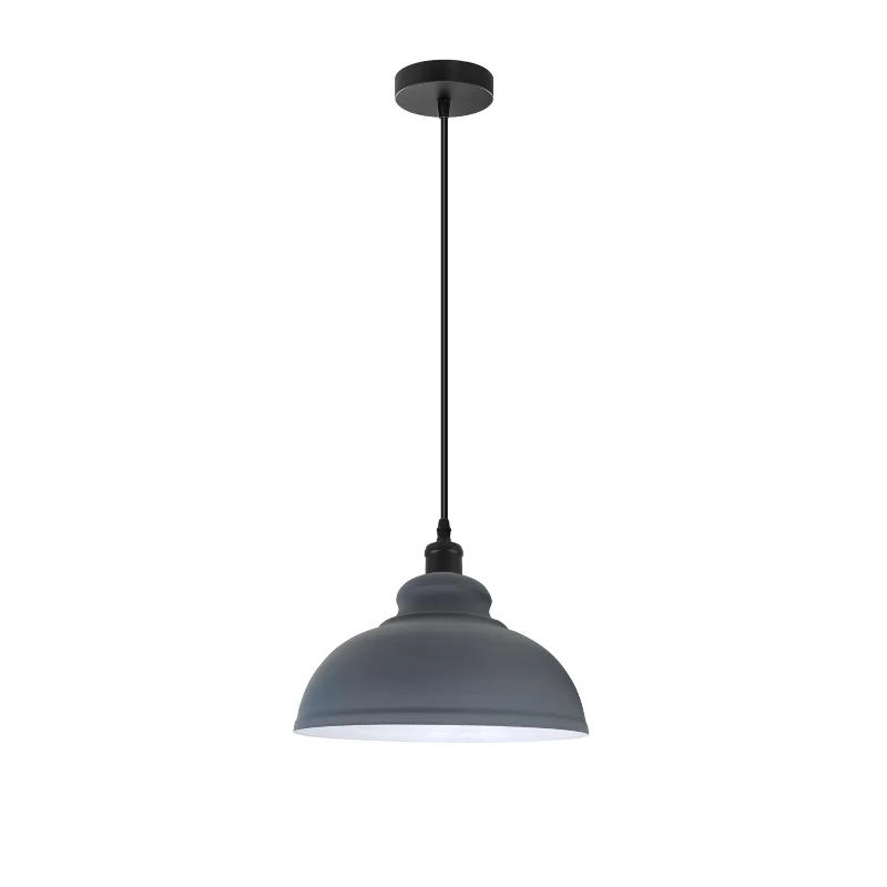 Grau Pendelleuchte & Hangelampen mit Schirm Ø 29cm|E27 ~2961