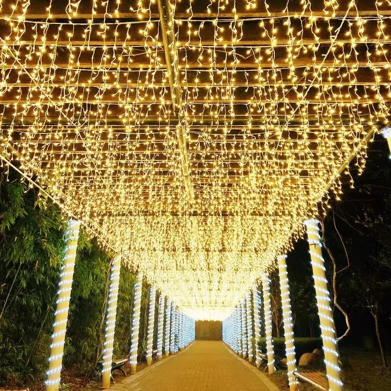 Kerst LED Gordijn String Light Decoraties voor thuis~2804