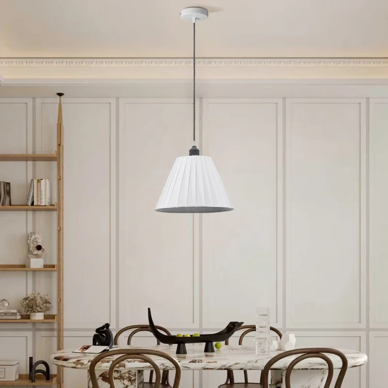 Pendelleuchte decke home decor | Weiß | Ø28cm|E27~2745