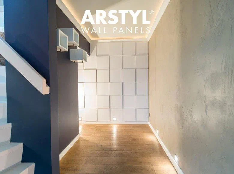DOMINO 3D Polyurethane Wall Art Panel