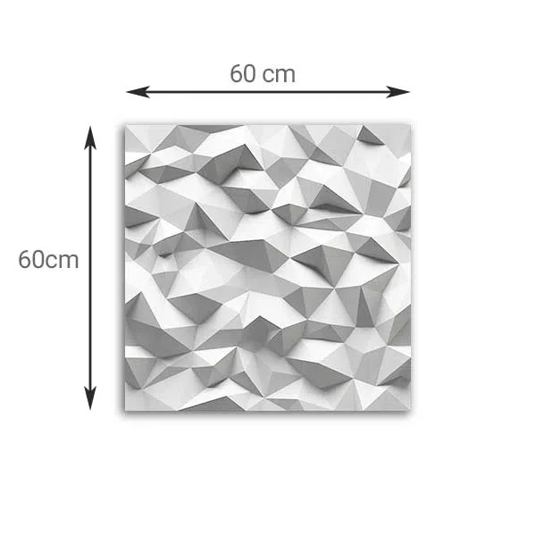 3D Gypsum Wall Art Panels - PEAKS