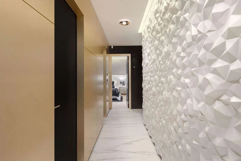3D Gypsum Wall Art Panels - PEAKS