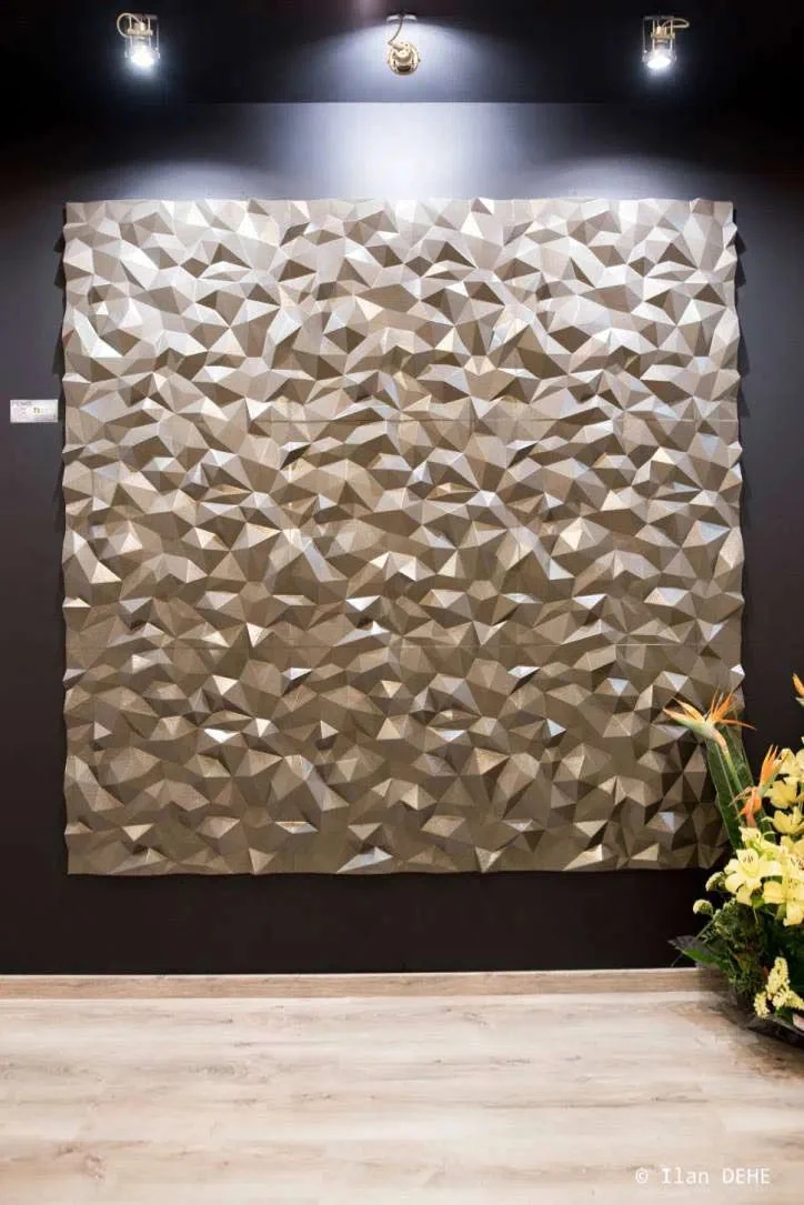 3D Gypsum Wall Art Panels - PEAKS