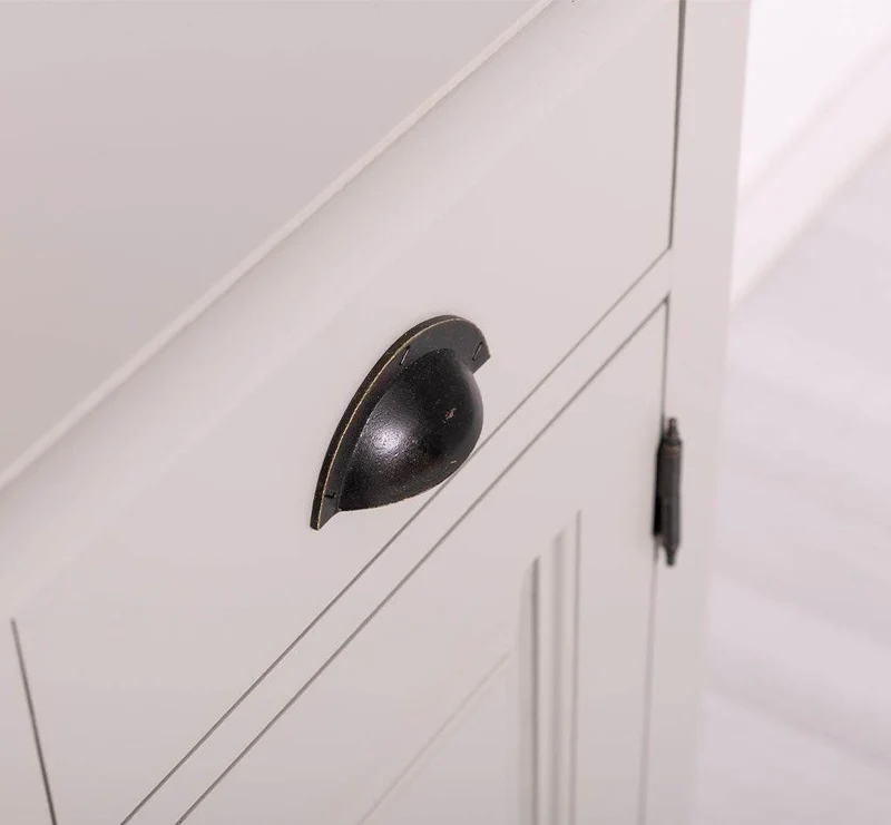 Sideboard aus Massivholz | Konsolenschrank mit drei Schubladen