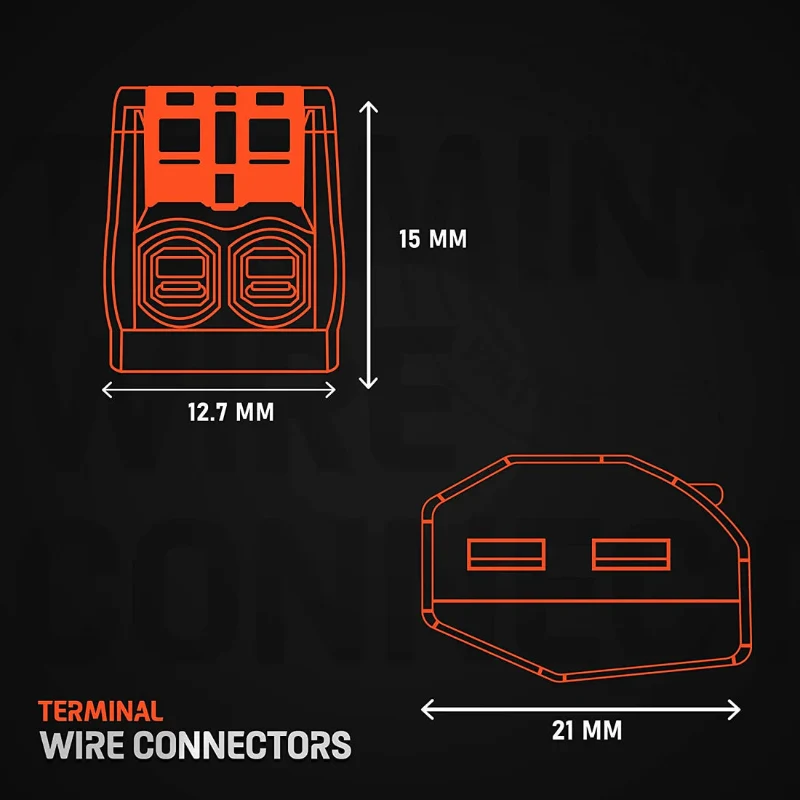 2/3/5-polige Hebelklemmen Kabelverbinder für elektrische Kabel ~2799